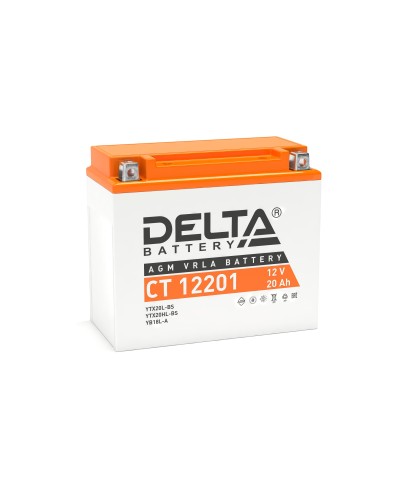 Delta CT 12201. Аккумулятор герметичный свинцово-кислотный стартерный. Delta в Йошкар-Оле