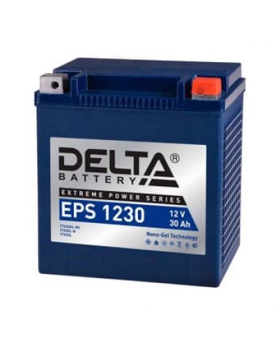 Delta EPS 1230. Аккумулятор герметичный свинцово-кислотный стартерный. Delta в Йошкар-Оле