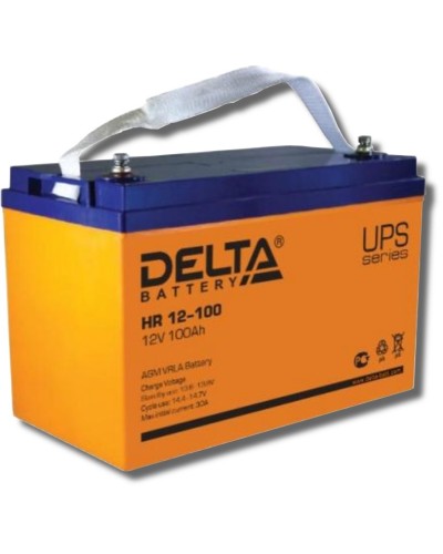 Delta HR 12-100. Аккумулятор герметичный свинцово-кислотный. Delta в Йошкар-Оле