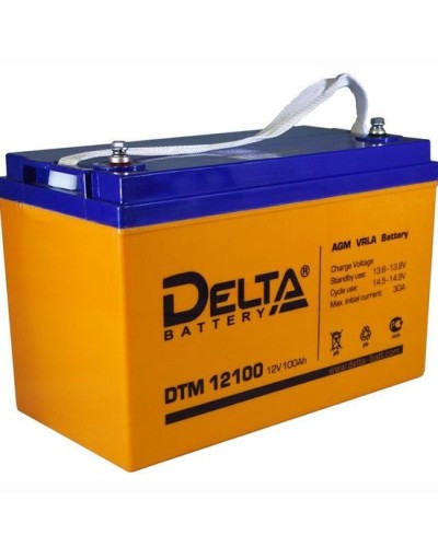 Delta DTM 12100 L. Аккумулятор герметичный свинцово-кислотный. Delta в Йошкар-Оле