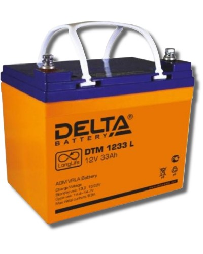 Delta DTM 1233 L. Аккумулятор герметичный свинцово-кислотный. Delta в Йошкар-Оле