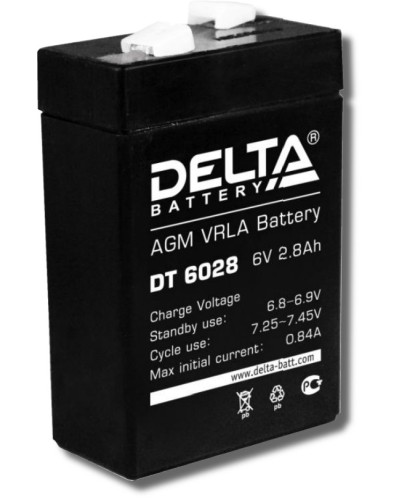 Delta DT 6028. Аккумулятор герметичный свинцово-кислотный. Delta в Йошкар-Оле