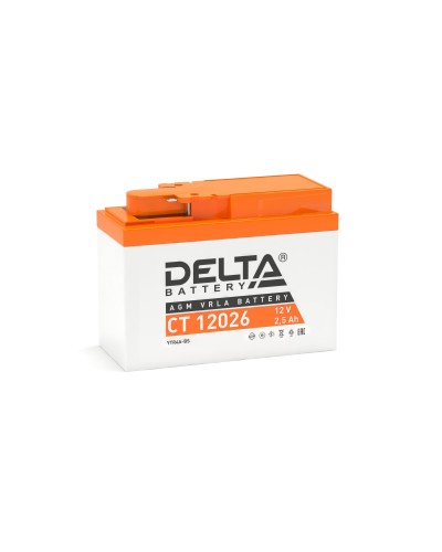 Delta CT 12026. Аккумулятор герметичный свинцово-кислотный стартерный. Delta в Йошкар-Оле