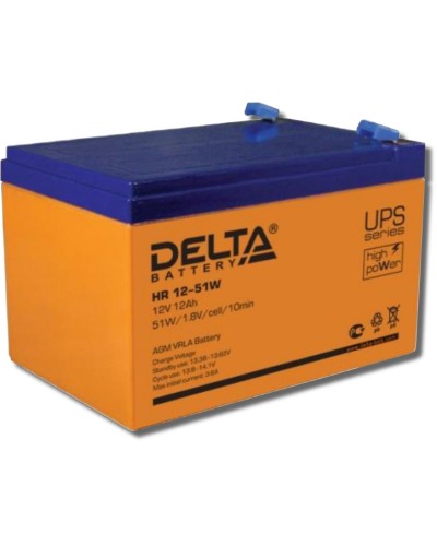 Delta HR 12-51 W. Аккумулятор герметичный свинцово-кислотный. Delta в Йошкар-Оле