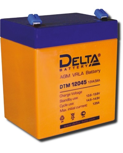 Delta DTM 12045. Аккумулятор герметичный свинцово-кислотный. Delta в Йошкар-Оле