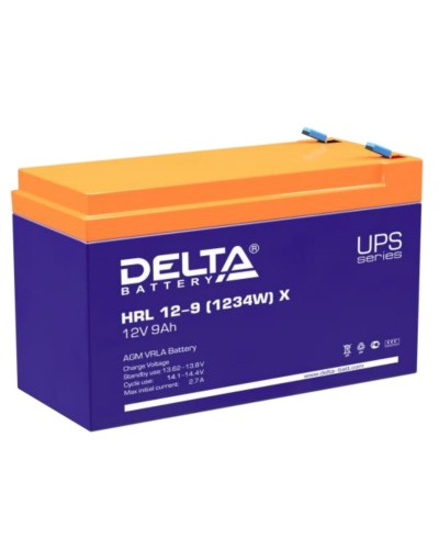 Delta HRL 12-9 X (1234W). Аккумулятор герметичный свинцово-кислотный. Delta в Йошкар-Оле