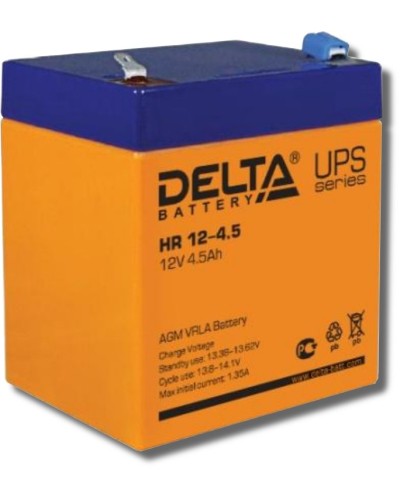 Delta HR 12-4.5. Аккумулятор герметичный свинцово-кислотный. Delta в Йошкар-Оле