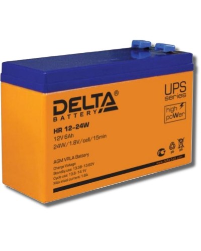 Delta HR 12-24 W. Аккумулятор герметичный свинцово-кислотный. Delta в Йошкар-Оле