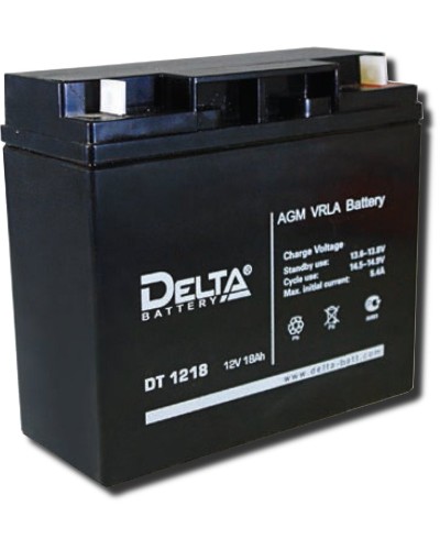 Delta DT 1218. Аккумулятор герметичный свинцово-кислотный. Delta в Йошкар-Оле