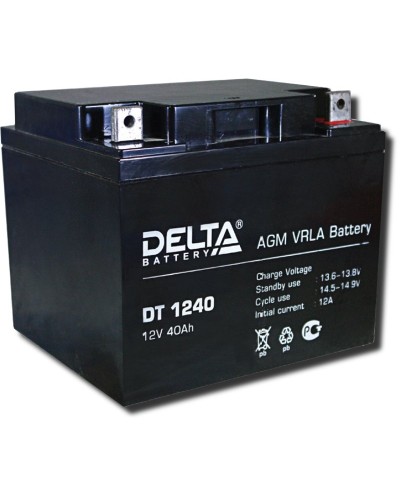 Delta DT 1240. Аккумулятор герметичный свинцово-кислотный. Delta в Йошкар-Оле