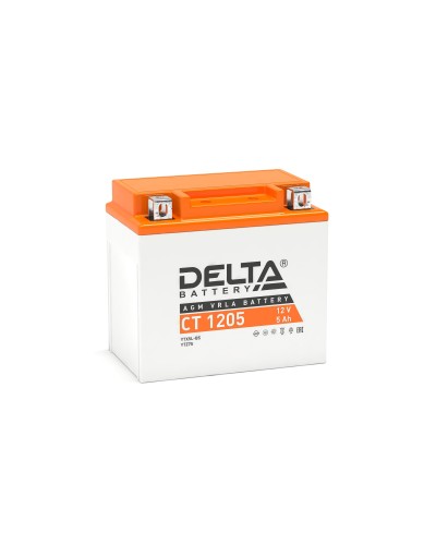 Delta CT 1205. Аккумулятор герметичный свинцово-кислотный стартерный. Delta в Йошкар-Оле