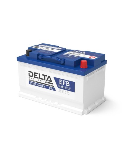 Delta START MASTER EFB 1285 (85 Ah). Аккумулятор автомобильный герметичный свинцово-кислотный. Delta в Йошкар-Оле