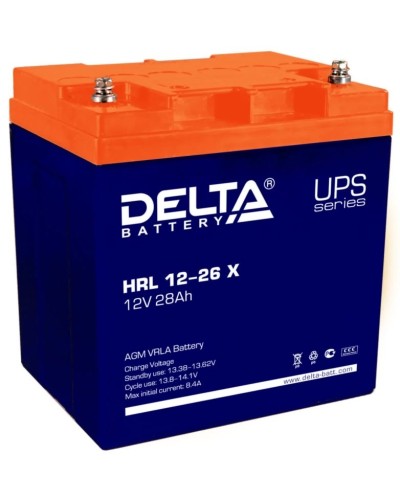 Delta HRL 12-26 X. Аккумулятор герметичный свинцово-кислотный. Delta в Йошкар-Оле