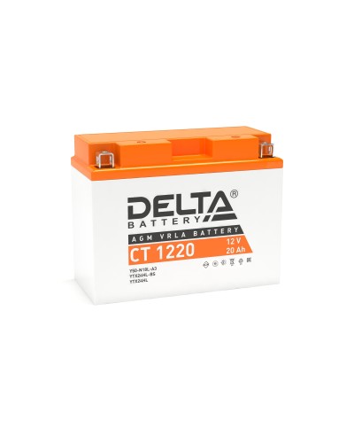 Delta CT 1220. Аккумулятор герметичный свинцово-кислотный стартерный. Delta в Йошкар-Оле