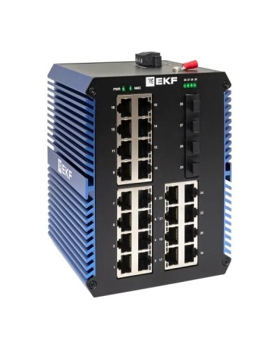 TSX-U-4GX/SFP-24GTP. Промышленный неуправляемый коммутатор. EKF в Йошкар-Оле