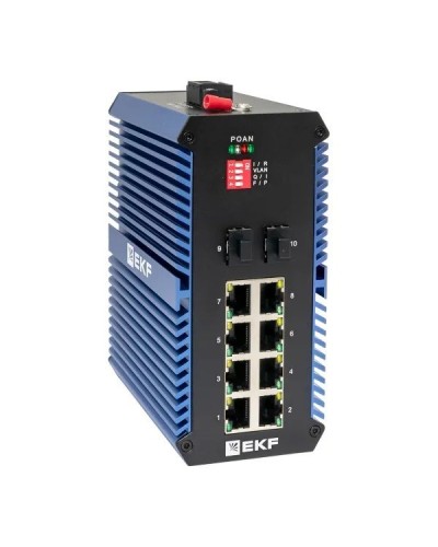 TSX-U-2GX/SFP-8GTP. Промышленный неуправляемый коммутатор. EKF в Йошкар-Оле