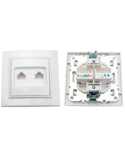 Минск Розетка RJ-45+Phone СП (ERK00-135-10). Розетка RJ-45+Phone СП. EKF в Йошкар-Оле