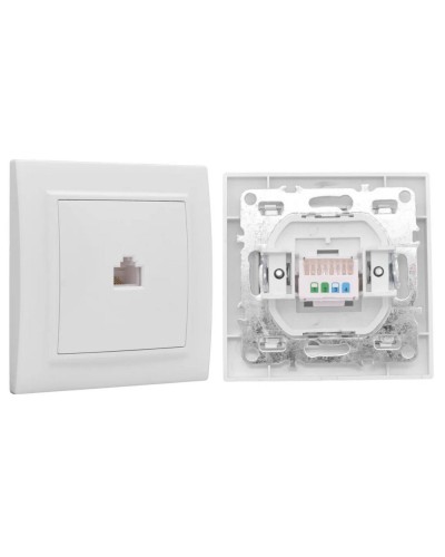 Минск Розетка RJ-45 1-местная СП (ERK01-035-10). Розетка RJ-45 1-местная СП. EKF в Йошкар-Оле