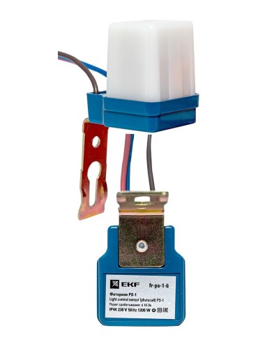 Фотореле PS-1 6А 1200Вт IP44 (fr-ps-1-6). Фотореле. EKF в Йошкар-Оле