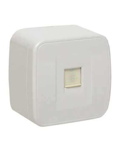 Минск Розетка RJ-45 1-местная ОП 1А (EGK01-035-10). Розетка RJ-45 1-местная ОП 1А. EKF в Йошкар-Оле