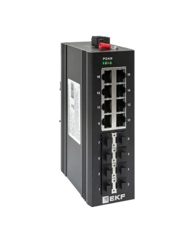 TSX-U-8GX/SFP-8GT. Промышленный неуправляемый коммутатор. EKF в Йошкар-Оле