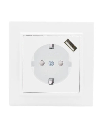Минск Розетка 1-местная СП с/з 16А (ERR16-028-100-USB). Розетка 1-местная СП с/з 16А. EKF в Йошкар-Оле