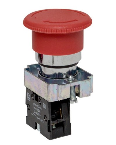 BS542 поворотная красная грибок NC (xb2-bs542). Кнопка поворотная красная грибок. EKF в Йошкар-Оле