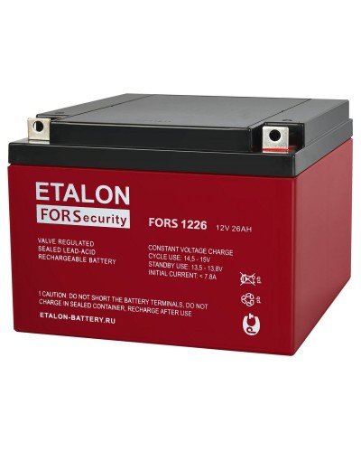 ETALON FORS 1226. Аккумулятор герметичный свинцово-кислотный. ETALON в Йошкар-Оле