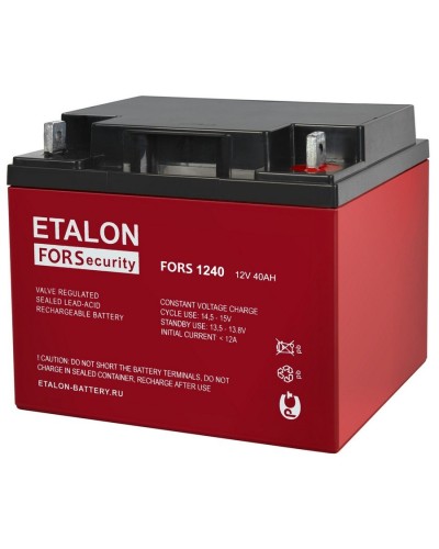 ETALON FORS 1240. Аккумулятор герметичный свинцово-кислотный. ETALON в Йошкар-Оле