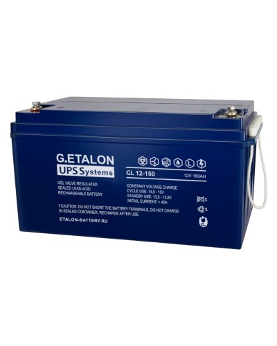 G.ETALON GL 12-150. Аккумулятор герметичный свинцово-кислотный. ETALON в Йошкар-Оле