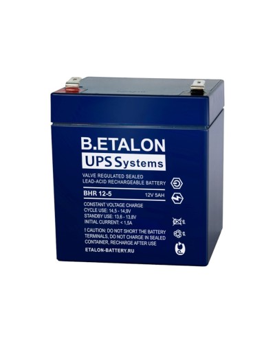 B.ETALON BHR 12-5. Аккумулятор герметичный свинцово-кислотный. ETALON в Йошкар-Оле