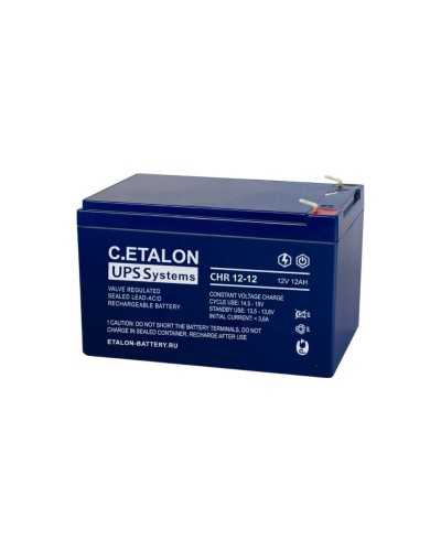 C.ETALON CHR 12-12. Аккумулятор герметичный свинцово-кислотный. ETALON в Йошкар-Оле