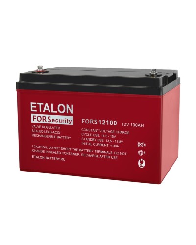 ETALON FORS 12100. Аккумулятор герметичный свинцово-кислотный. ETALON в Йошкар-Оле