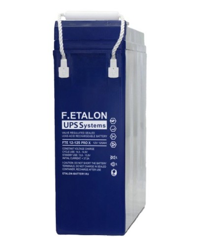 F.ETALON FTE 12-125 PRO X. Аккумулятор герметичный свинцово-кислотный. ETALON в Йошкар-Оле