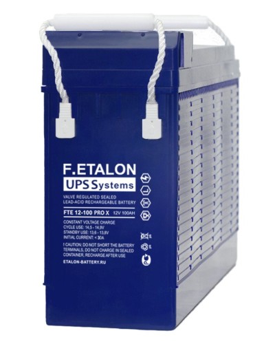 F.ETALON FTE 12-100 PRO X. Аккумулятор герметичный свинцово-кислотный. ETALON в Йошкар-Оле