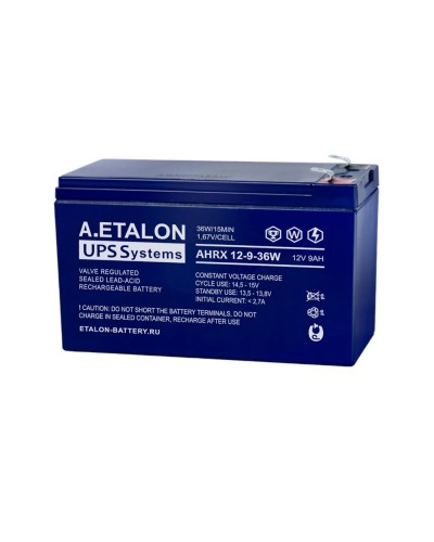 A.ETALON AHRX 12-9-36W. Аккумулятор герметичный свинцово-кислотный. ETALON в Йошкар-Оле
