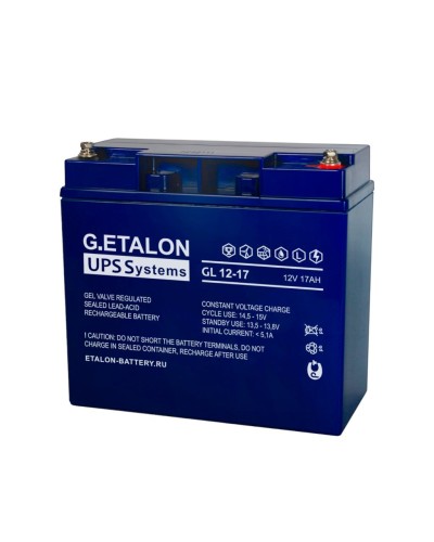 G.ETALON GL 12-17. Аккумулятор герметичный свинцово-кислотный. ETALON в Йошкар-Оле