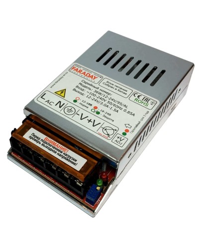 36W/12-24V/95AL. Импульсный блок питания. FARADAY в Йошкар-Оле