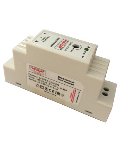 24W/12-24V/DIN. Блок питания. FARADAY в Йошкар-Оле