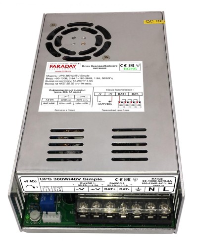 UPS 300W/48V Simple. Блок бесперебойного питания. FARADAY в Йошкар-Оле