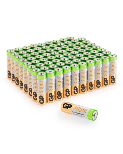 GP Super Alkaline 15A AA (GP 15A-2CRVS80), упак. 80 шт.. Алкалиновые батарейки. GP Batteries в Йошкар-Оле