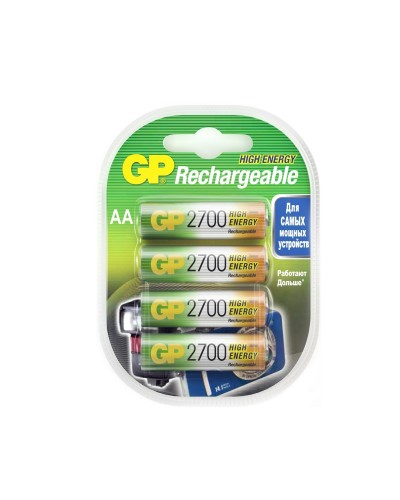 GP 270AAHC AA (GP 270AAHC-2DECRC4), упак. 4 шт.. Перезаряжаемые аккумуляторы. GP Batteries в Йошкар-Оле