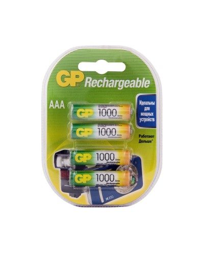 GP 100AAAHC AAA (GP 100AAAHC-2DECRC4), упак. 4 шт.. Перезаряжаемые аккумуляторы. GP Batteries в Йошкар-Оле