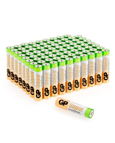 GP Super Alkaline 24A AAA (GP 24A-2CRVS80), упак. 80 шт.. Алкалиновые батарейки. GP Batteries в Йошкар-Оле