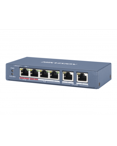 DS-3E0106HP-E. Коммутатор с питанием POE. Hikvision в Йошкар-Оле