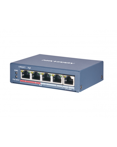 DS-3E0105P-E(B). Коммутатор с питанием POE. Hikvision в Йошкар-Оле