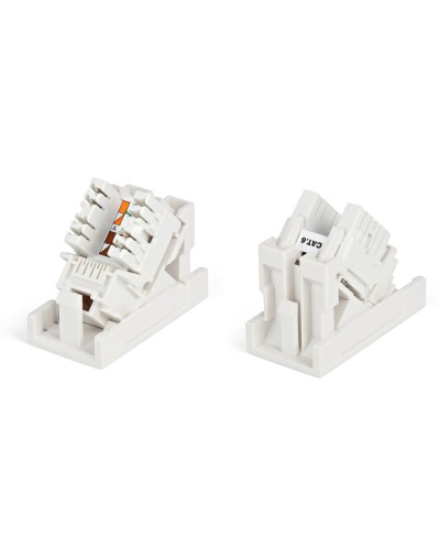 SIP2K-C6-M45-22.5. Вставка 45x22,5 с наклонным модулем RJ-45 категории 6. Hyperline в Йошкар-Оле