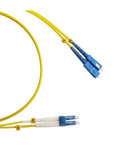 FC-D2-9-LC/UR-SC/UR-H-3M-LSZH-YL. Патч-корд волоконно-оптический LC/UPC-SC/UPC. Hyperline в Йошкар-Оле