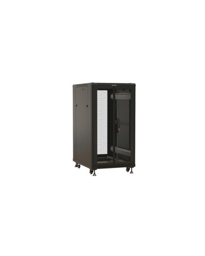 TTBR-2261-DD-RAL9004. Шкаф телекоммуникационный 19 напольный 22U. Hyperline в Йошкар-Оле
