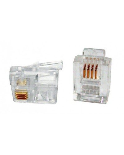PLUG-6P4C-P-C2-100 (100 шт). Разъем RJ-12. Hyperline в Йошкар-Оле